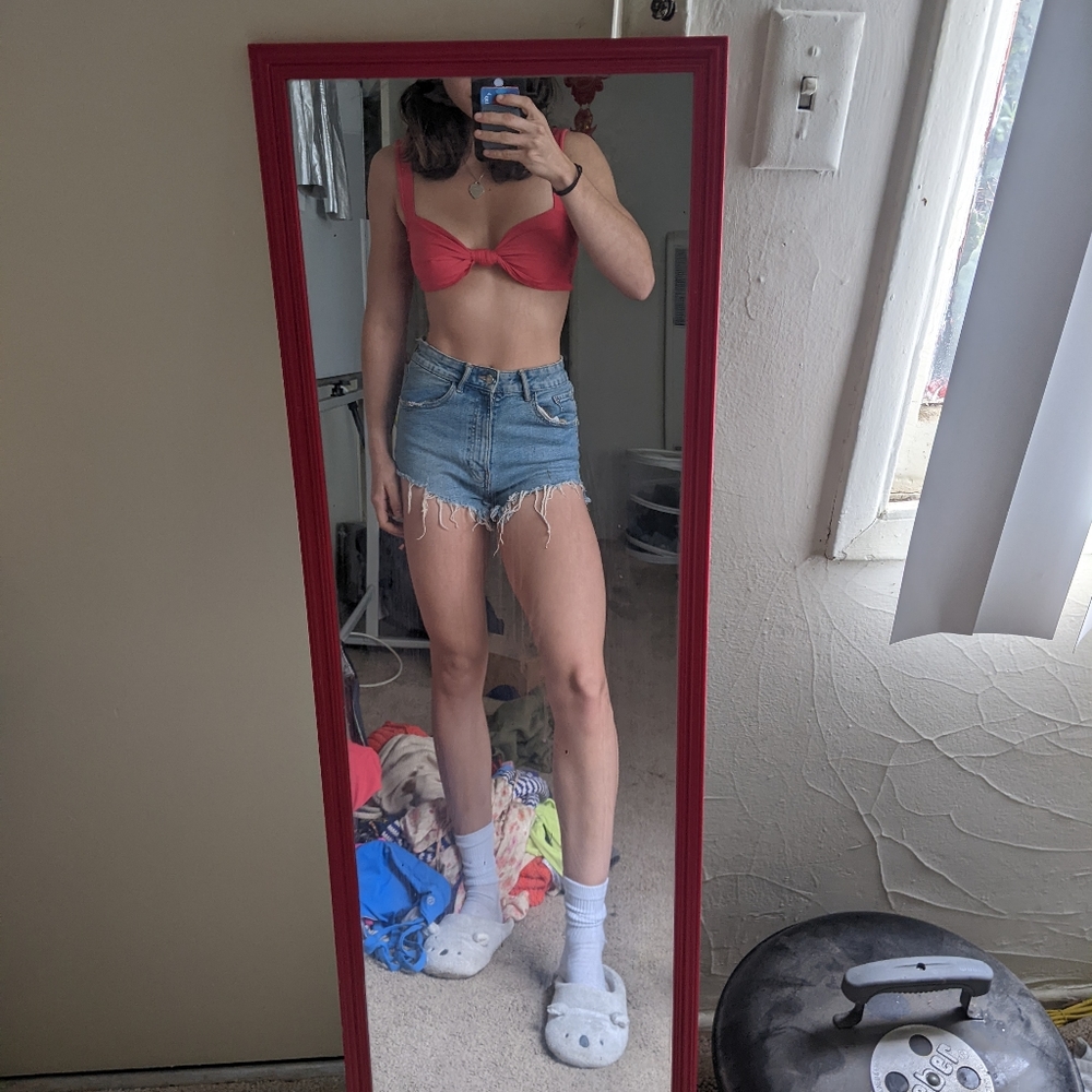 Zara denim shorts